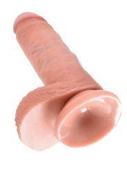 King Cock Realistische Dildo Met Balzak - 18 cm
