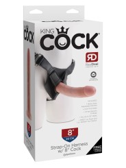 King Cock Strap-on Harnas - 20 cm