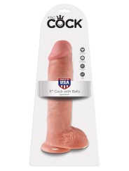 King Cock dildo Met Balzak - 28,5 cm