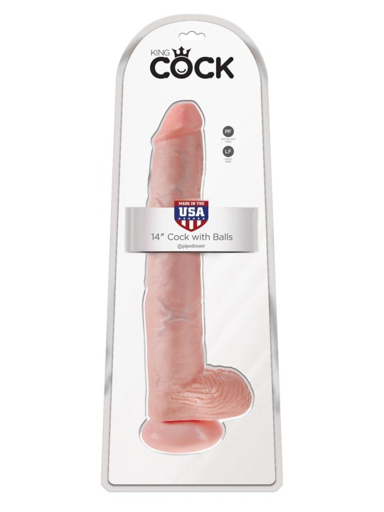 King Cock Realistische XL Dildo No. 1 - 37 cm