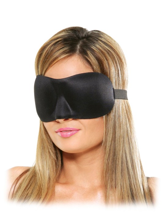 Satijnen Love Mask Deluxe - Zwart