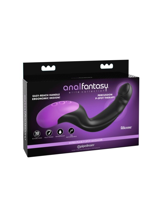 Anal Fantasy Elite - Hyper-Pulse Massager - Zwart