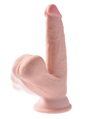 King Cock Plus Realistische Dildo Met Bewegende Balzak - 15,2 cm