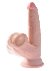 King Cock Plus Realistische Dildo Met Bewegende Balzak - 15,2 cm