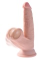 King Cock Plus Realistische Dildo Met Bewegende Balzak - 15,2 cm