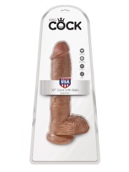 King Cock XL Dildo With Balls - 27 cm
