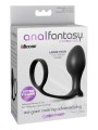 PIPEDREAM – Ass-Gasm Cock Ring with Vibrating Butt Plug – Black