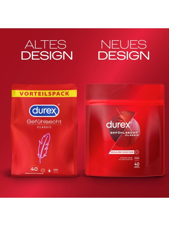 Durex Gefühlsecht Kondome - 40 Kondome