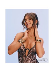 Obsessive - Addia Teddy Open Crotch - Bruin