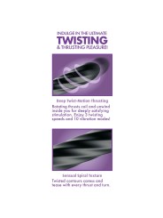 Anal Fantasy - Twist Ecstasy Thruster - Black