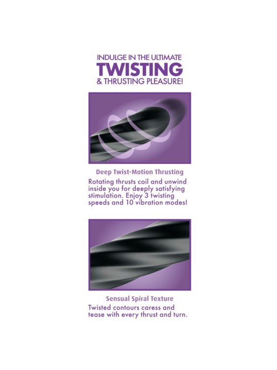 Anal Fantasy - Twist Ecstasy Thruster - Black