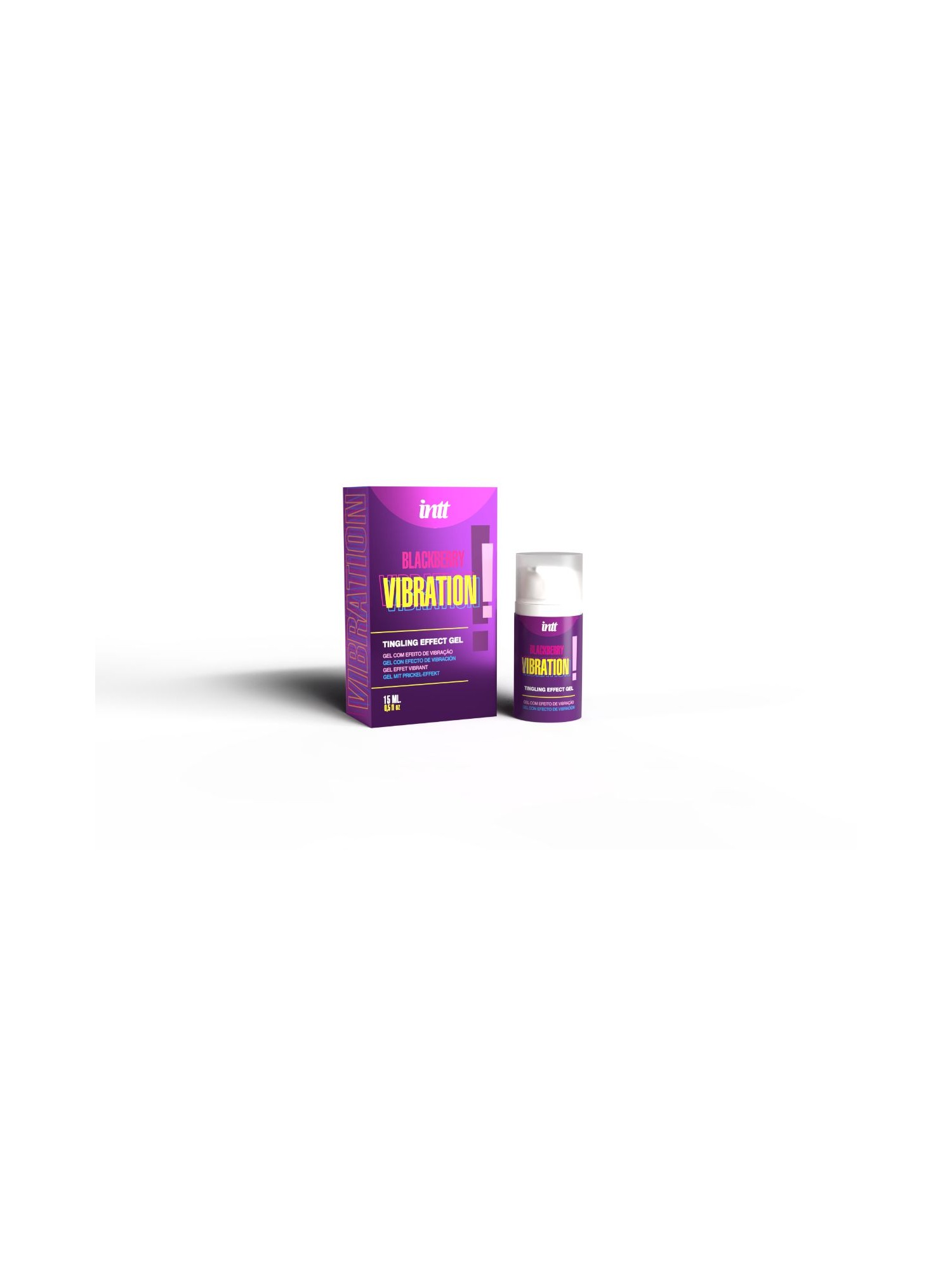 INTT - Vibration Kissable Gel Blackberry Cassis - 15 ml
