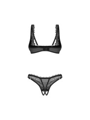 Obsessive - Deina More 2-delige Open Set - Zwart