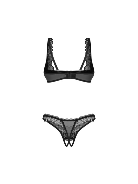 Obsessive - Deina More 2-delige Open Set - Zwart