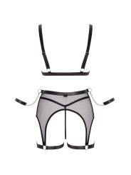 Cottelli Collection - Bondage Lingerie Set - Black