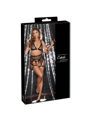 Cottelli Collection - Bondage Lingerie Set - Black
