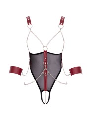 Cottelli Collection - Open Cup Bondage Body - Black