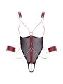 Cottelli Collection - Open Cup Bondage Body - Black