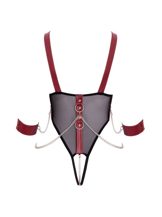 Cottelli Collection - Open Cup Bondage Body - Black