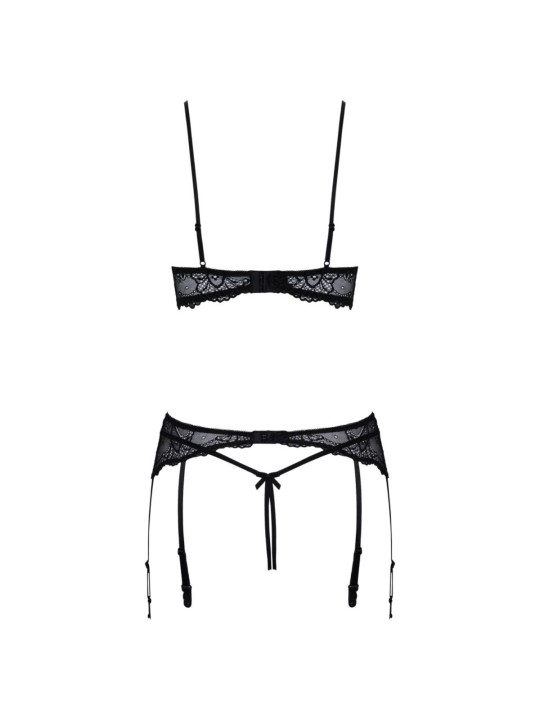 Cottelli Collection - Shelf Bra Set - Black