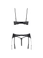 Cottelli Collection - Shelf Bra Set - Black
