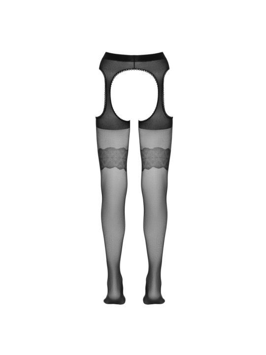Cottelli Collection - Suspender Tights - Black