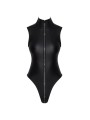 Cottelli Collection - Stringbody met Opstaande Kraag - Zwart