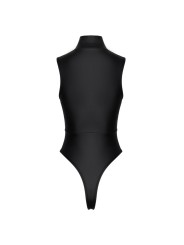Cottelli Collection - Stringbody met Opstaande Kraag - Zwart
