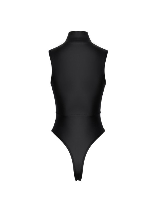 Cottelli Collection - Stringbody met Opstaande Kraag - Zwart