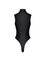 Cottelli Collection - Stringbody met Opstaande Kraag - Zwart