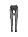 Cottelli Collection - Crotchless Suspender Tights - Black