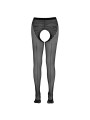 Cottelli Collection - Crotchless Suspender Tights - Black