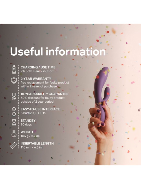 LELO - INA Thrust Dual-Action Massager - Purple Twilight