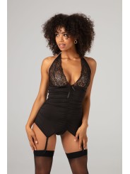 Christine - Catchy cabaret gartertop + thong