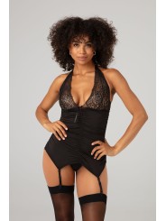 Christine - Catchy cabaret gartertop + thong