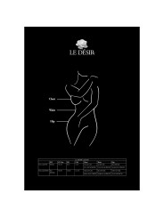 Le Désir - Metis XVI Body met Jarretels - Zwart