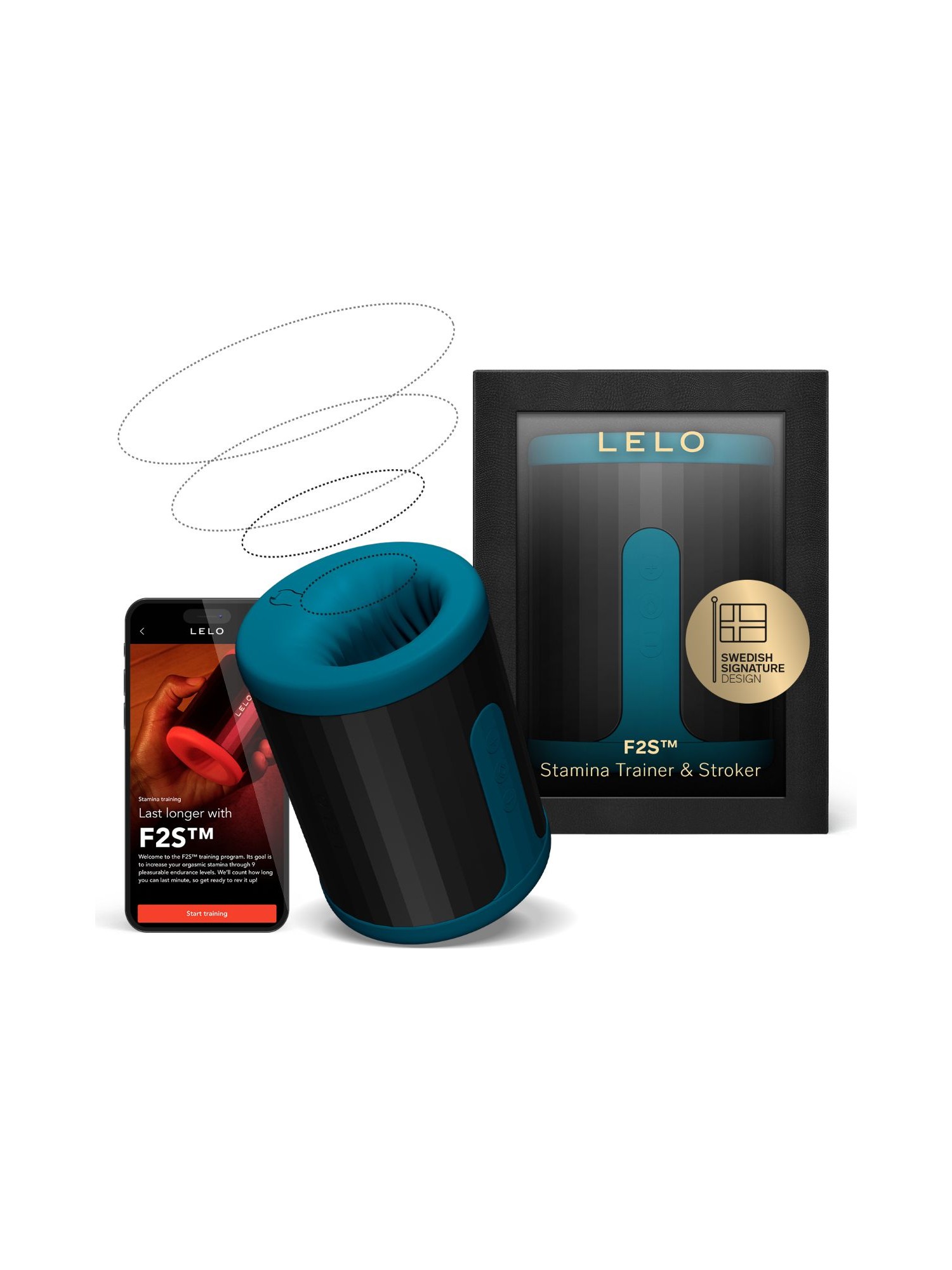 LELO - F2S Masturbator - Teal