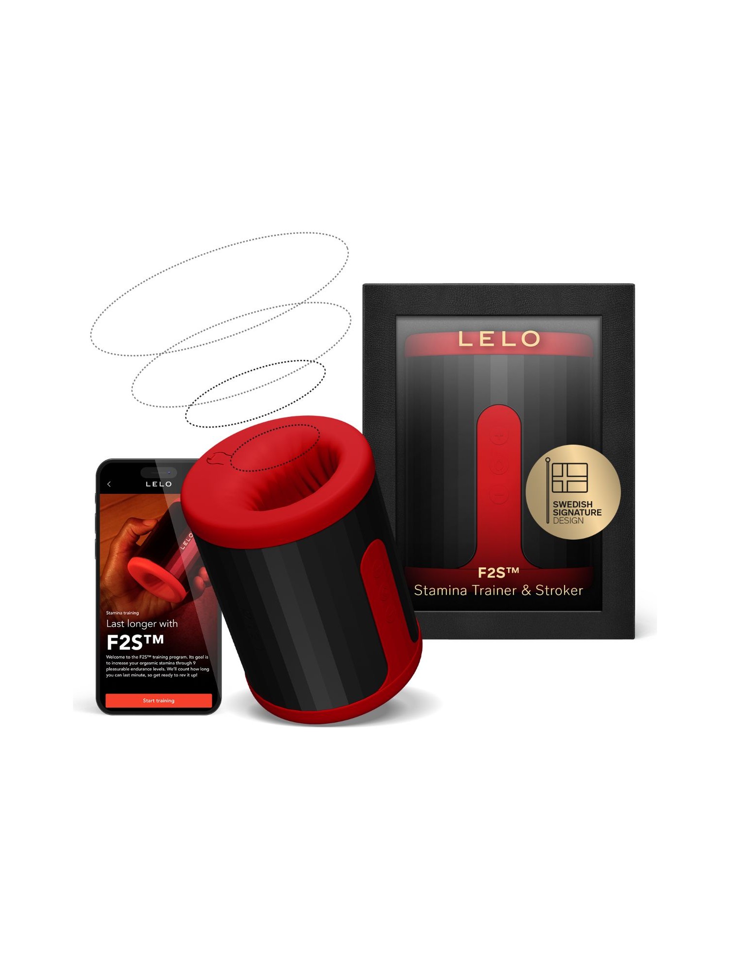 LELO - F2S Masturbator - Red