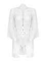 Christine - Kanten Kimono Set Flower - Wit