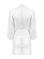 Christine - Kanten Kimono Set Flower - Wit