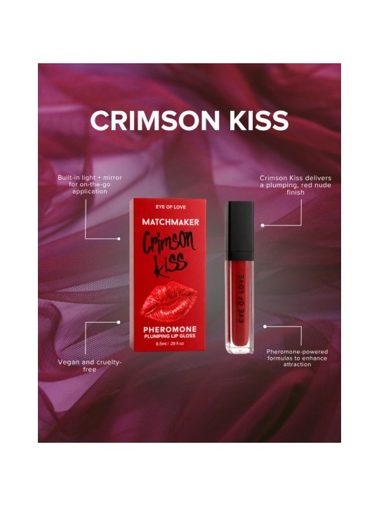 Eye of Love - Matchmaker Kiss Chemistry Lip Gloss - Crimson Kiss