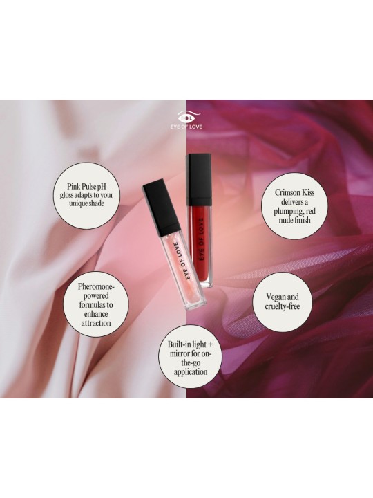 Eye of Love - Matchmaker Kiss Chemistry Lip Gloss - Crimson Kiss