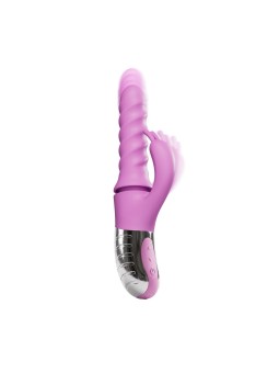 Good Vibes Only - 360° Rotating Thrusting Vibrator - Roze