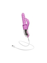 Good Vibes Only - 360° Rotating Thrusting Vibrator - Roze