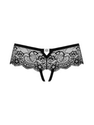 Christine - Crotchless Slip Sierra - Black