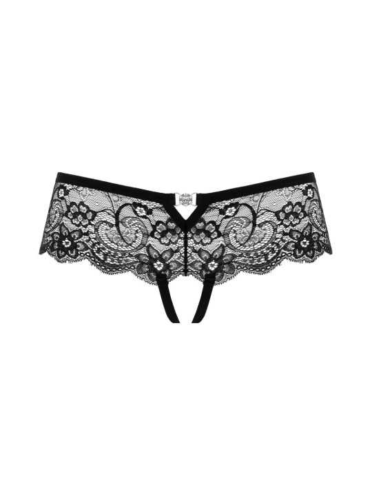 Christine - Crotchless Slip Sierra - Black