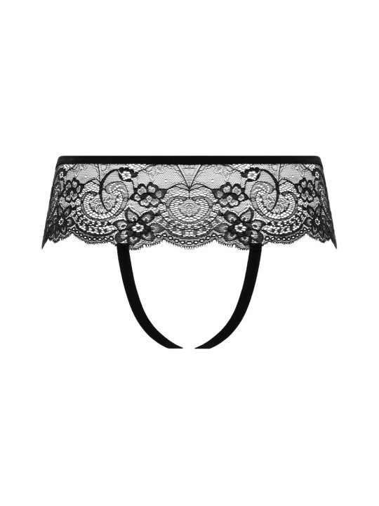 Christine - Crotchless Slip Sierra - Black