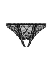Christine - String Met Open Kruis Kylie - Zwart