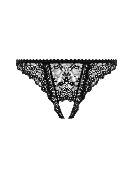 Christine - String Met Open Kruis Kylie - Zwart