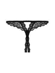 Christine - String Met Open Kruis Kylie - Zwart